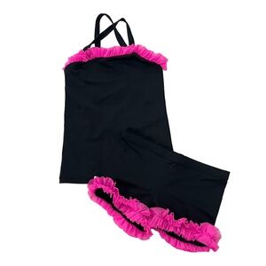 Lexi Luu Dancewear Set Black / Pink M 7/8